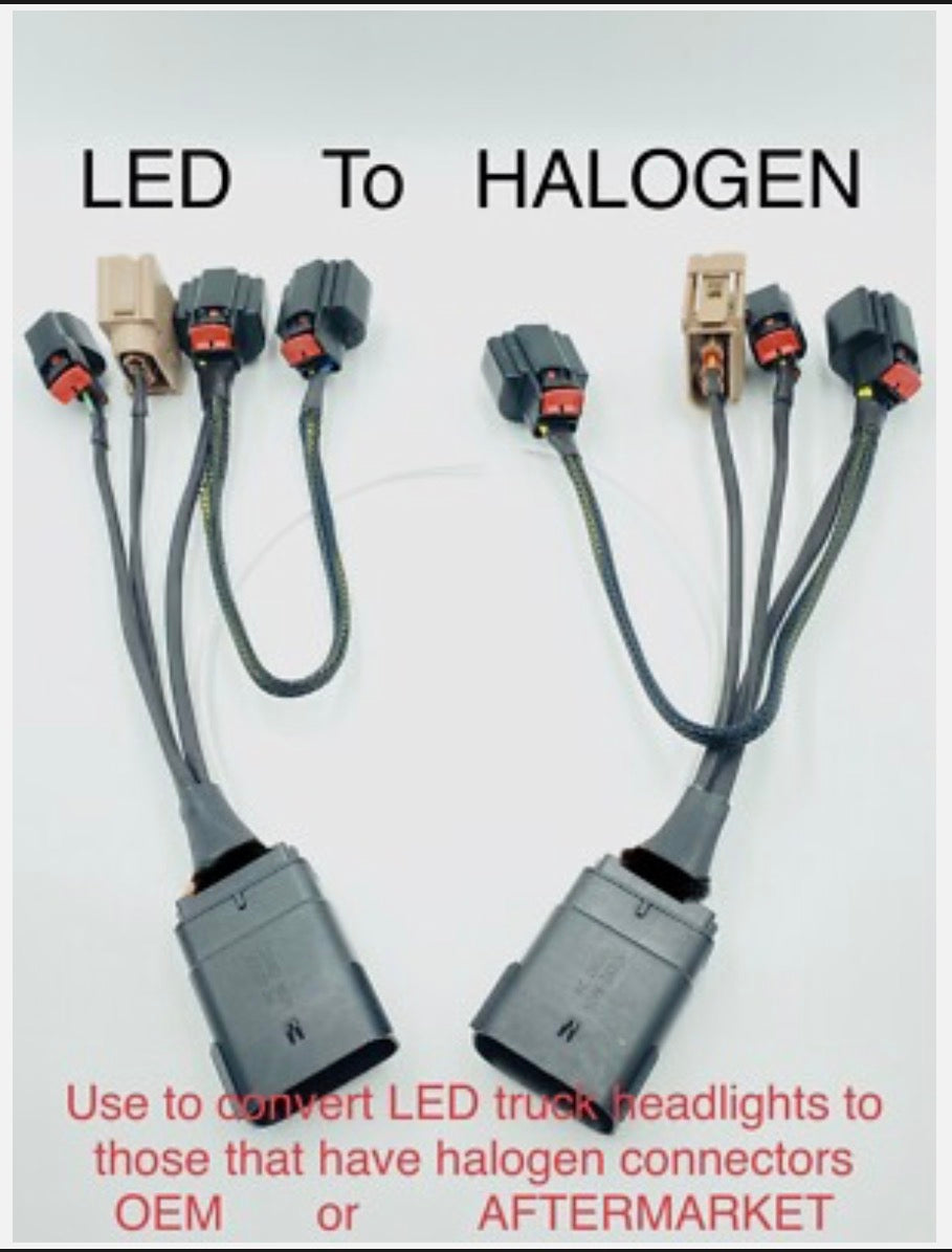 2017 2018 2019 Ford f250 F350 + Super Duty Headlight Conversion LED To HALOGEN