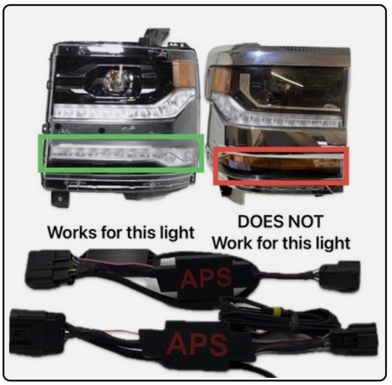 Chevrolet Silverado Headlight Conversion 15-19 2500 & 3500 to 2016-2018 LED LTZ
