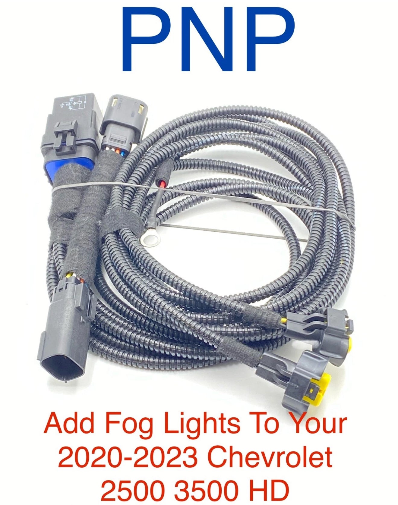 2020 2021 2022 2023 Chevrolet Silverado 2500 3500 OEM Fog Light Lamp Harness PNP