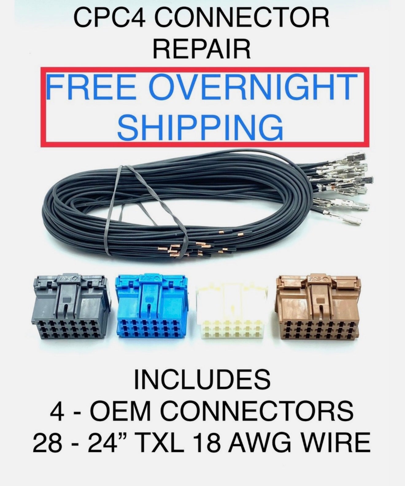 Freightliner CPC4 Repair Harness Kit OEM CONNECTORS TXL wire fast shipping