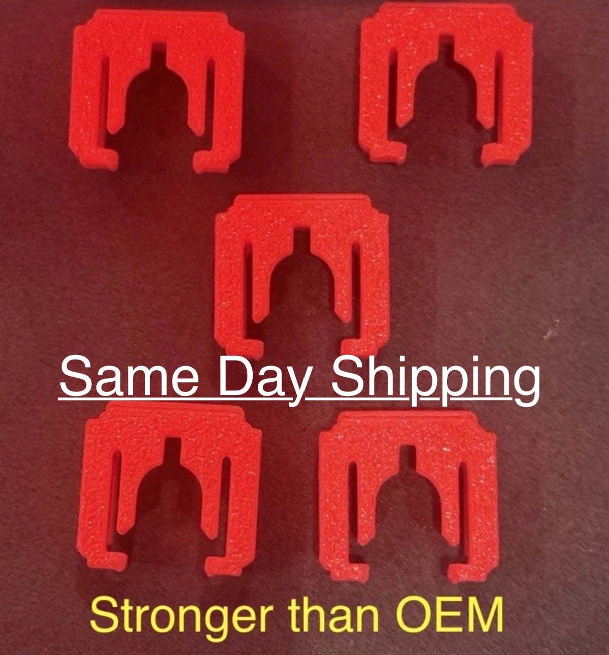 For Kawasaki Fuel Line Clip Retainer Fits Many Models Aftermarket 5 Pcs