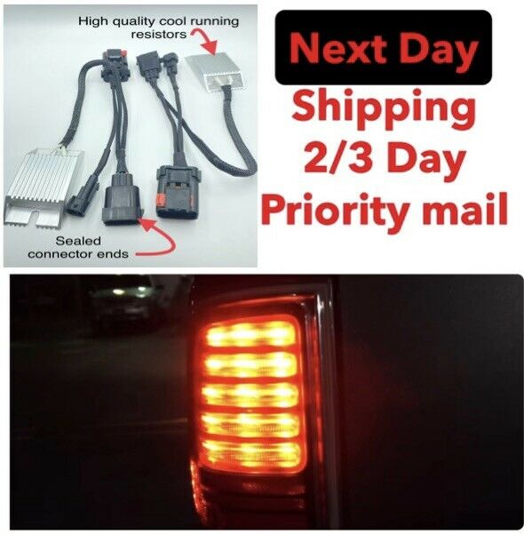 tail light halogen - led conversion for 2016 - 2018 dodge ram 1500 - 3500 pnp