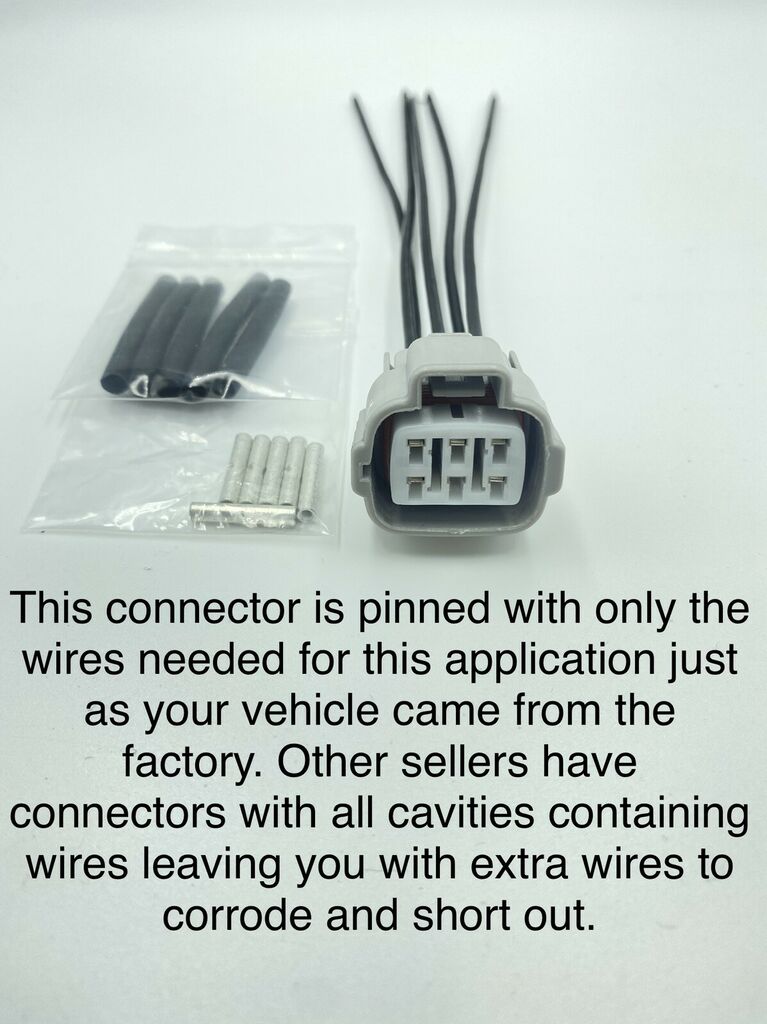 headlight connector plug for 2020 2021 toyota camry se trd led headlight 5-wire