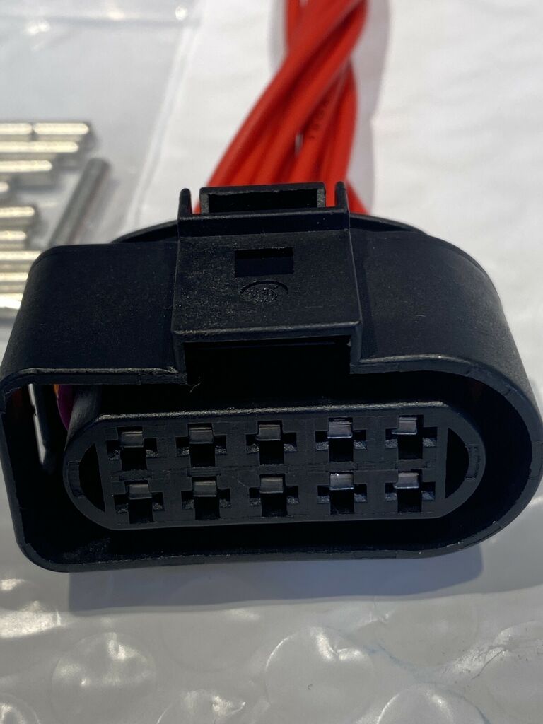 headlight connector 10-wire pigtail for hid xenon only 2002-2008 jaguar x-type