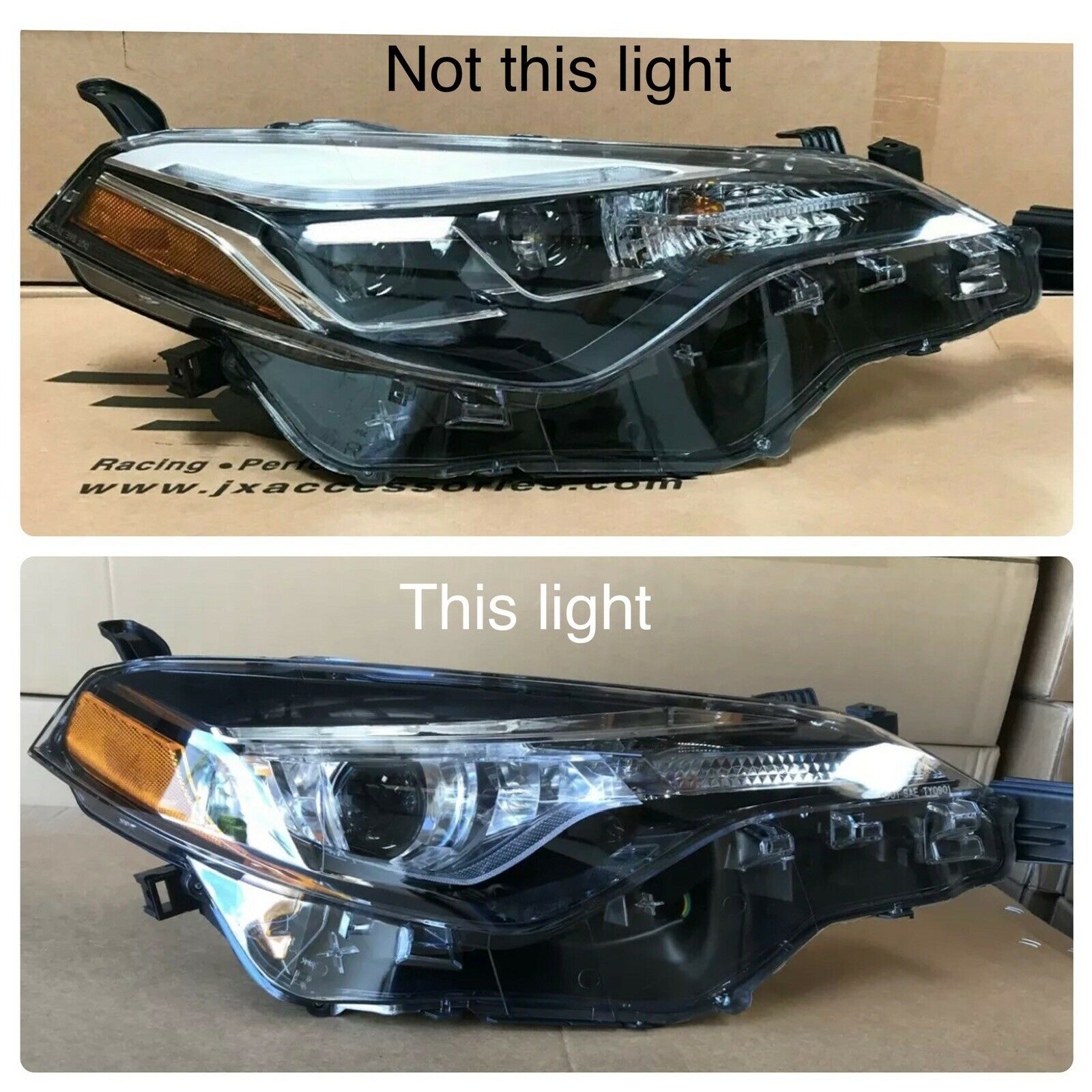 connector plug for for 2017 2018 2019 toyota corolla le xle headlight see pic 2