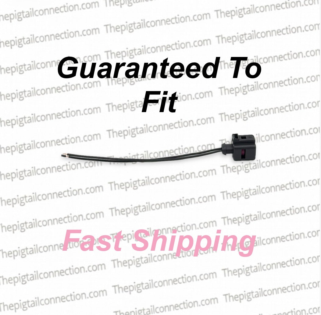 Fog Lights Lamp Plugs Connector Fit for 1998-2005 Audi VW Jetta Golf GTI MK4 1J0973722 tp