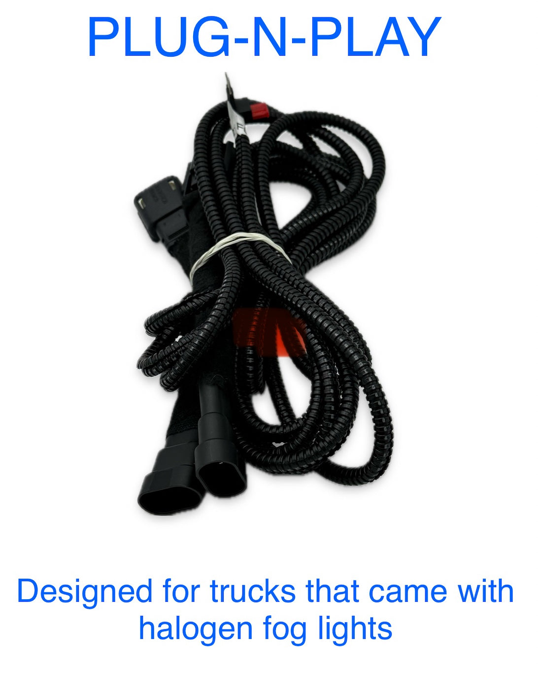 Ford F-150 2021 2022 2023 halogen fog light to LED/DRL fog light upgrade Harness.