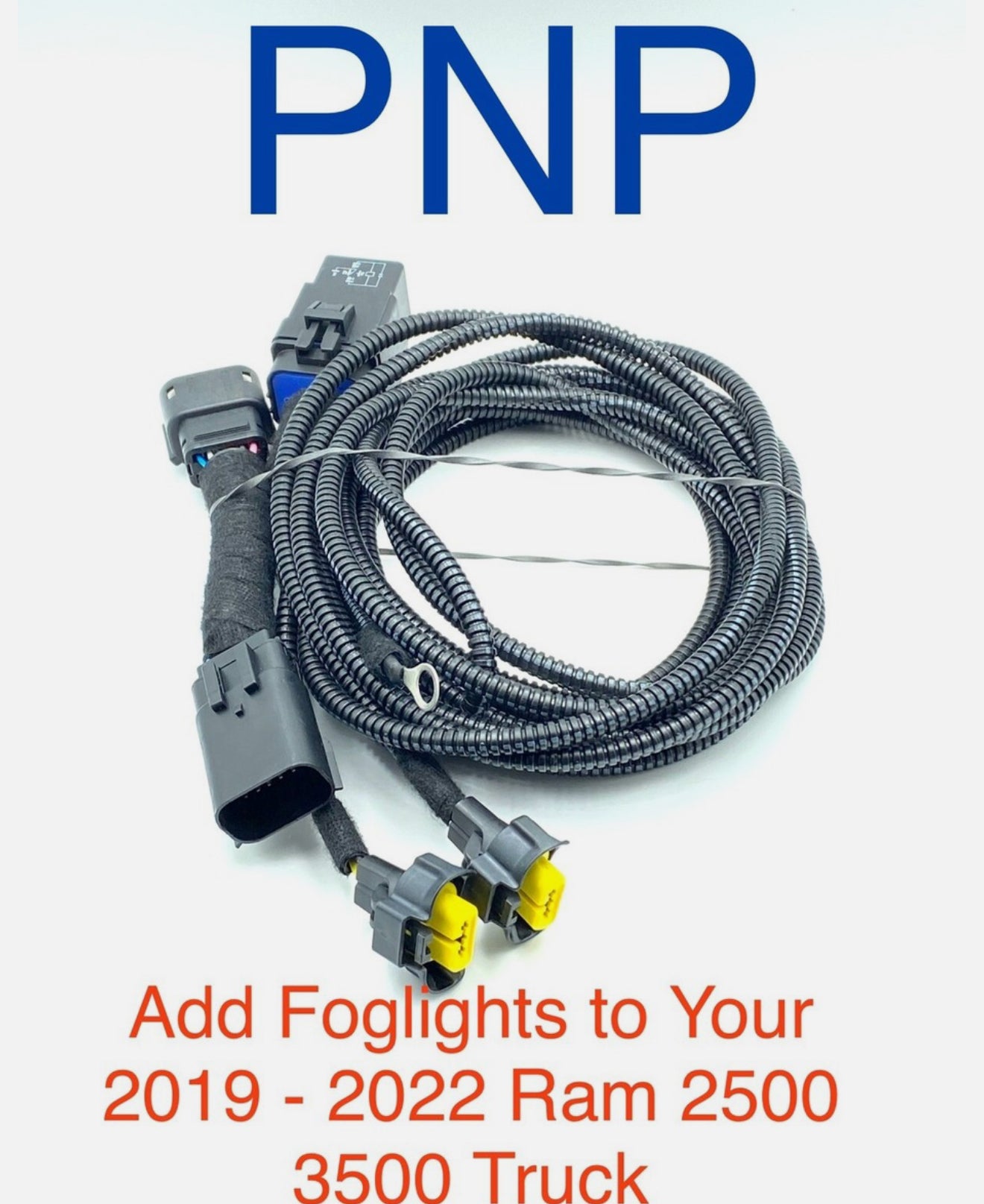 2019 2020 2021 2022 2023 RAM Dodge 2500 3500 OEM Fog Light Lamp Harness PNP