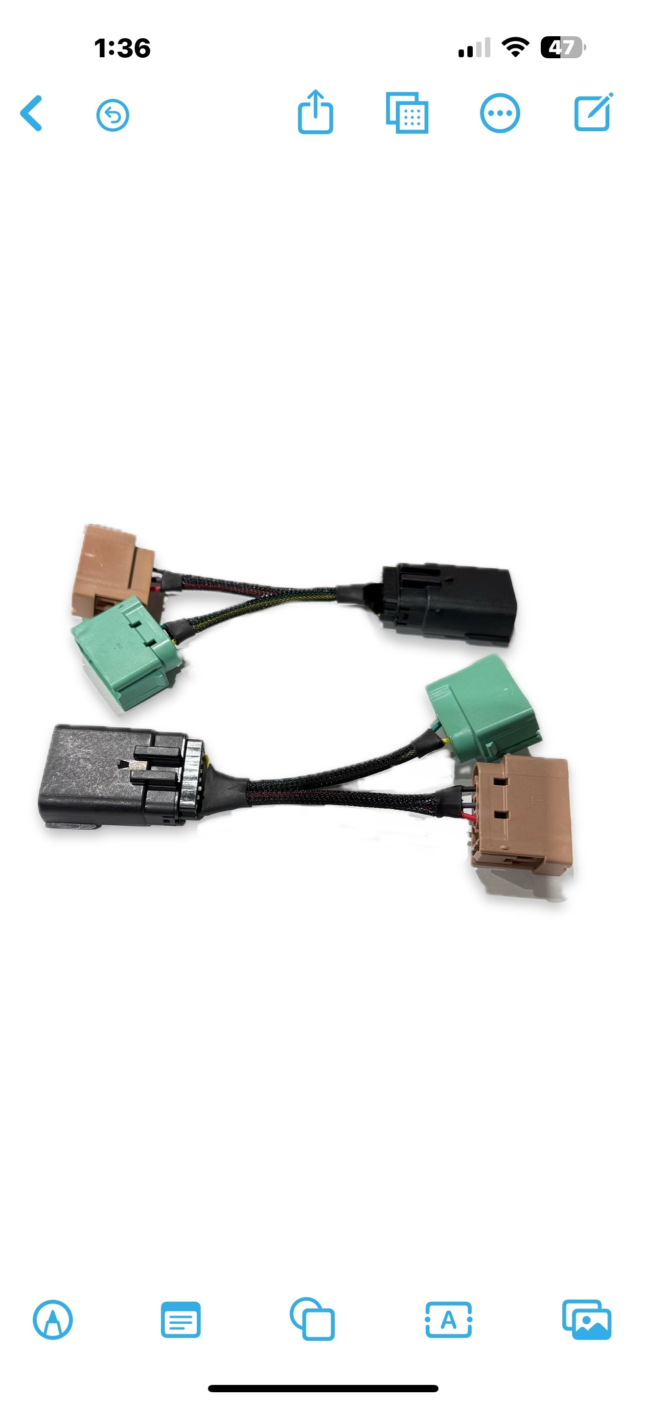 2015 - 2017 Tail light harness. Halogen to LED “REVERSE”