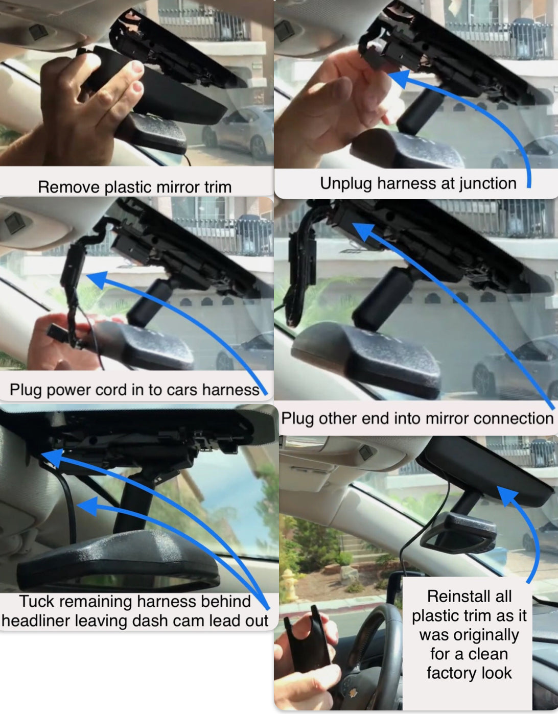 2022 - 2025 GMC Sierra 1500 Dashcam Power Harness PNP