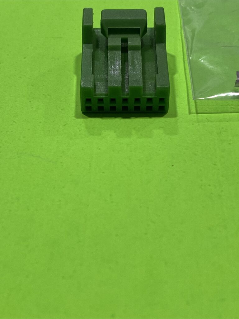 green 7-pin connector w/ terminal for honda / acura camera navigation homelink
