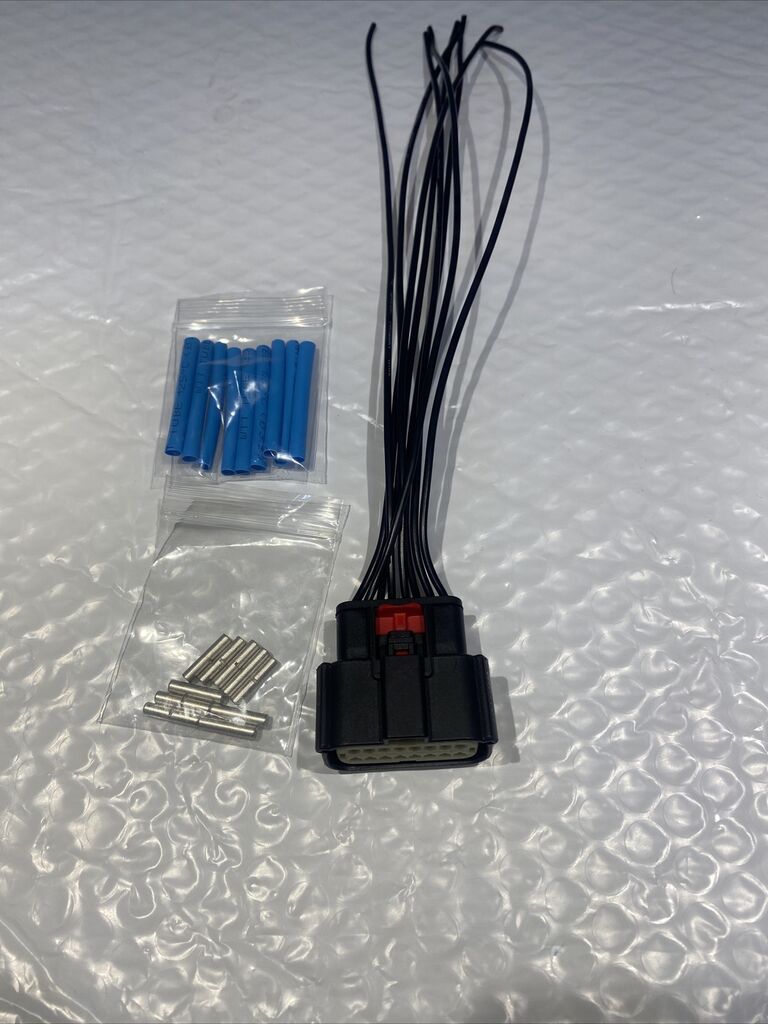 led headlight repair connector pigtail kit for 2016-2019 nissan titan xd 8 wire