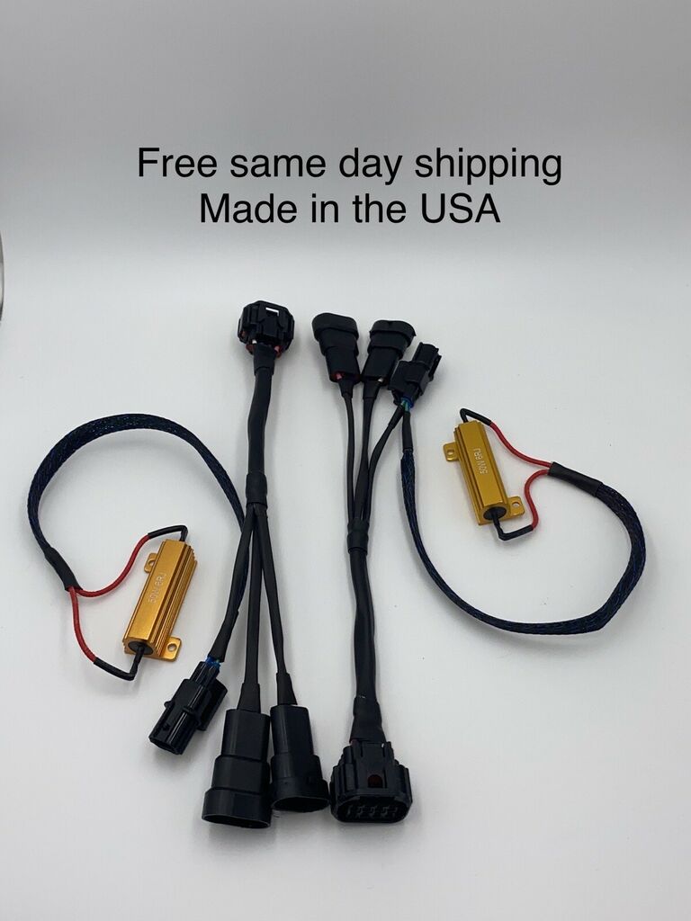 halogen to type r led headlight conversion adapter for 2016-2018 honda civic
