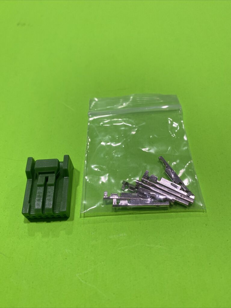 green 7-pin connector w/ terminal for honda / acura camera navigation homelink