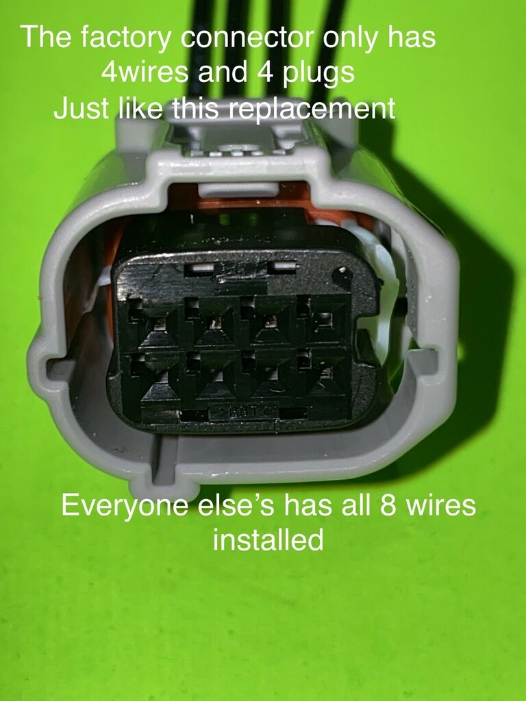 connector plug for 2017-19 nissan rogue distance cruise control radar sensor