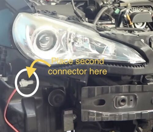 6pin/8pin headlight harness adapter for toyota 86 / subaru brz / frs / gt86